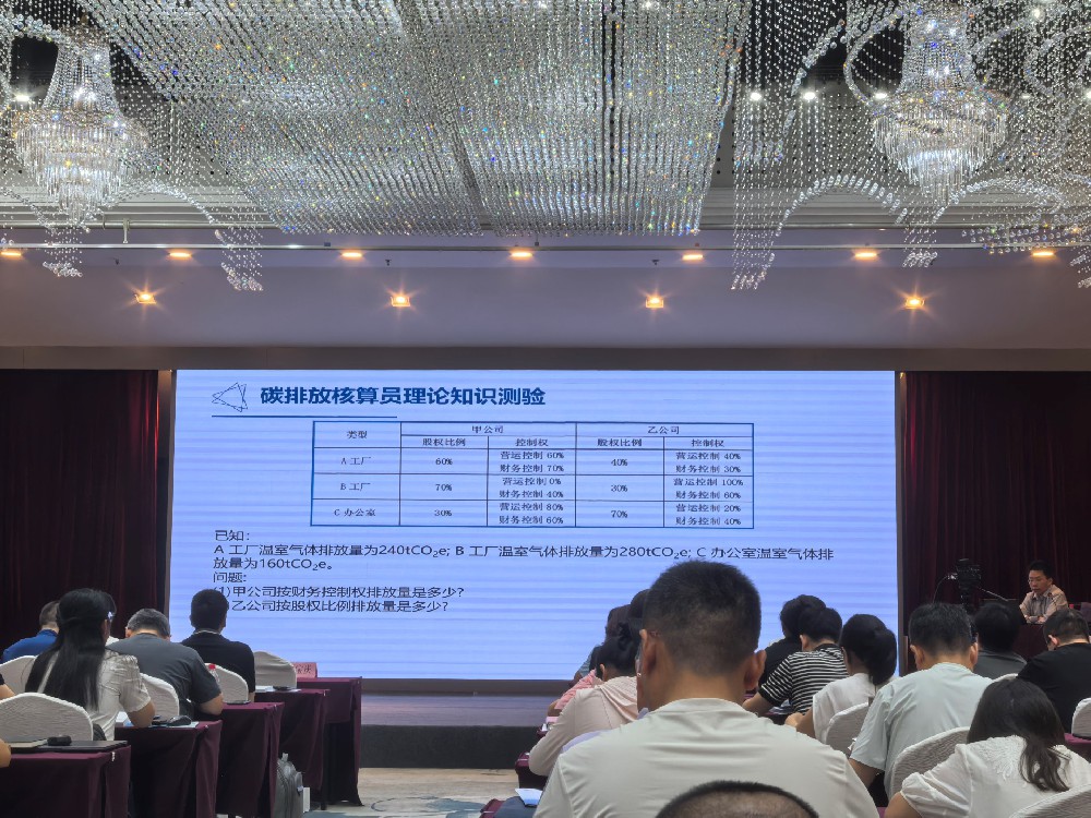 開盛供熱公司組織人員參加碳排放核算與交易職業(yè)技能培訓